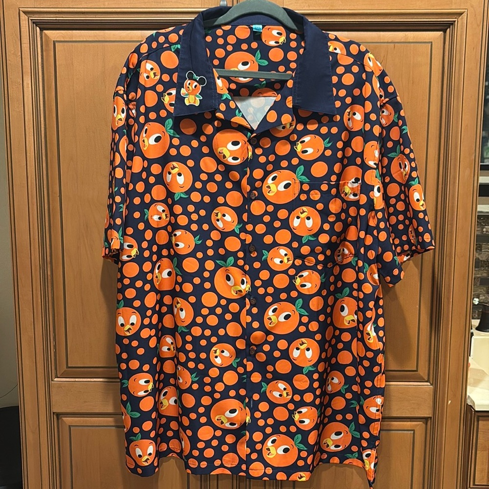 Walt Disney World Orange Bird Button Up Polo